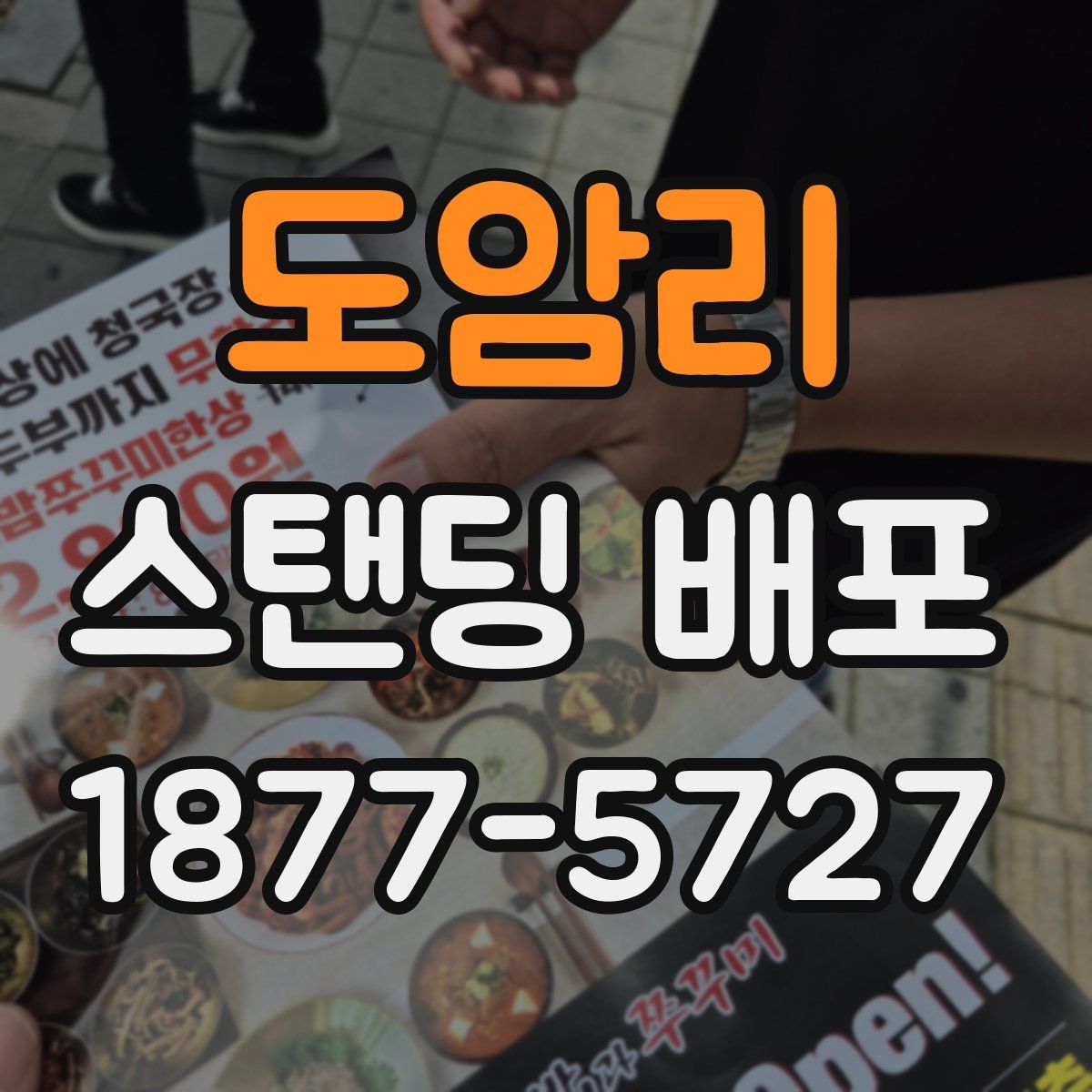 도암리 스탠딩 배포