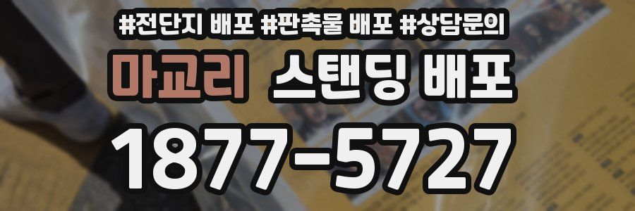 마교리 스탠딩 배포