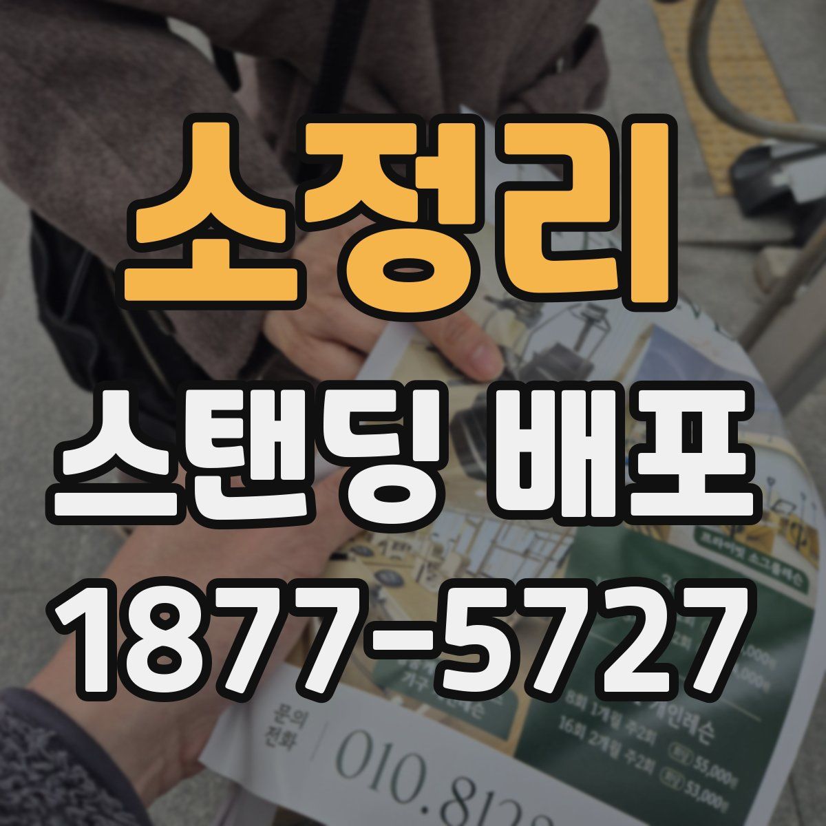 소정리 스탠딩 배포