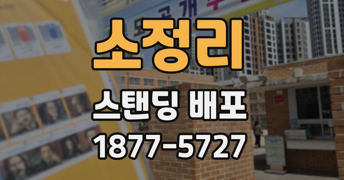 소정리 스탠딩 배포