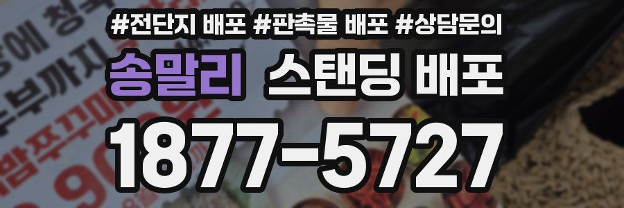 송말리 스탠딩 배포