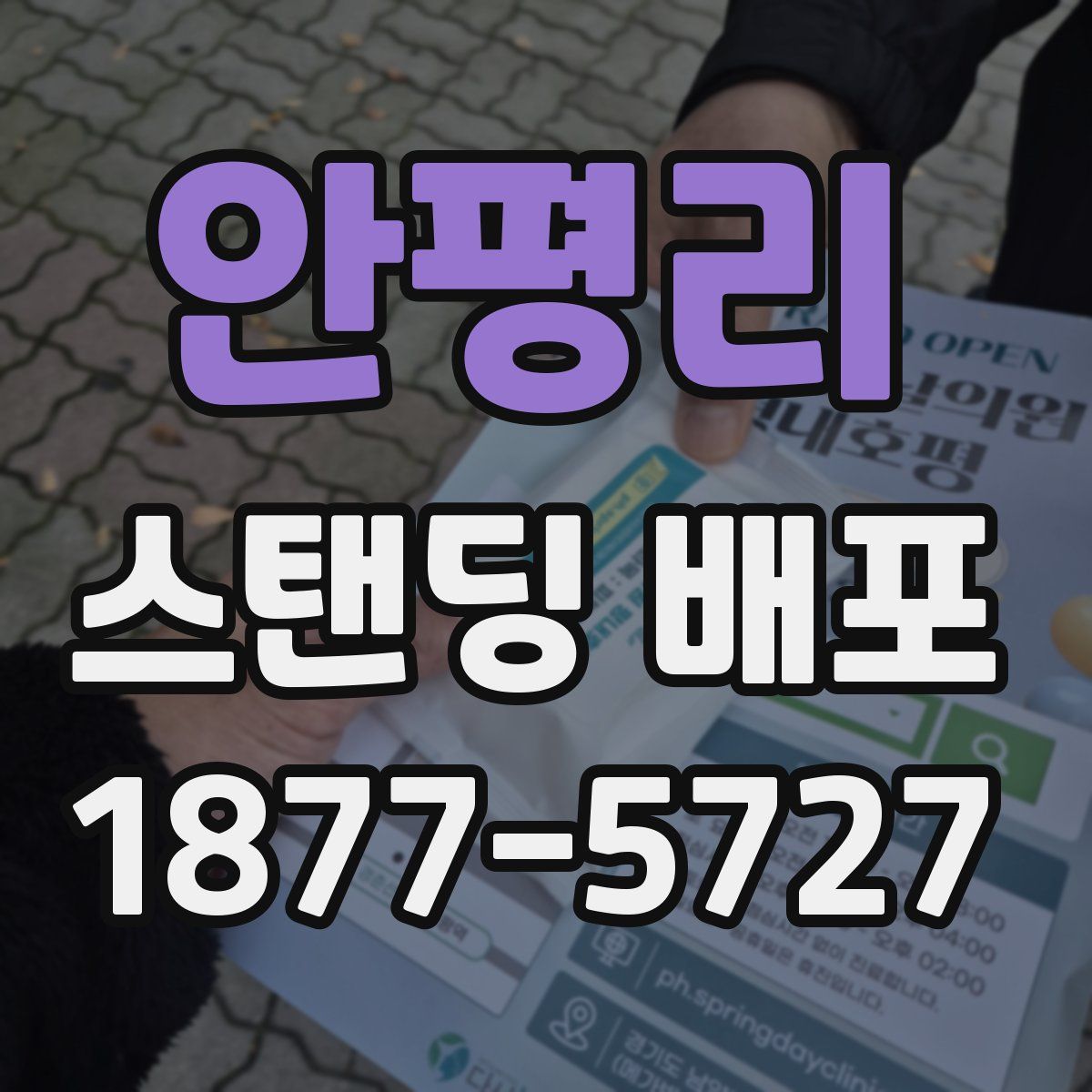 안평리 스탠딩 배포