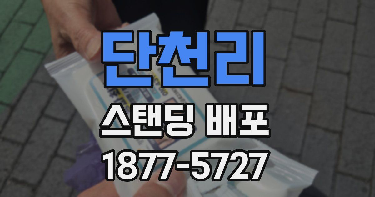단천리 스탠딩 배포