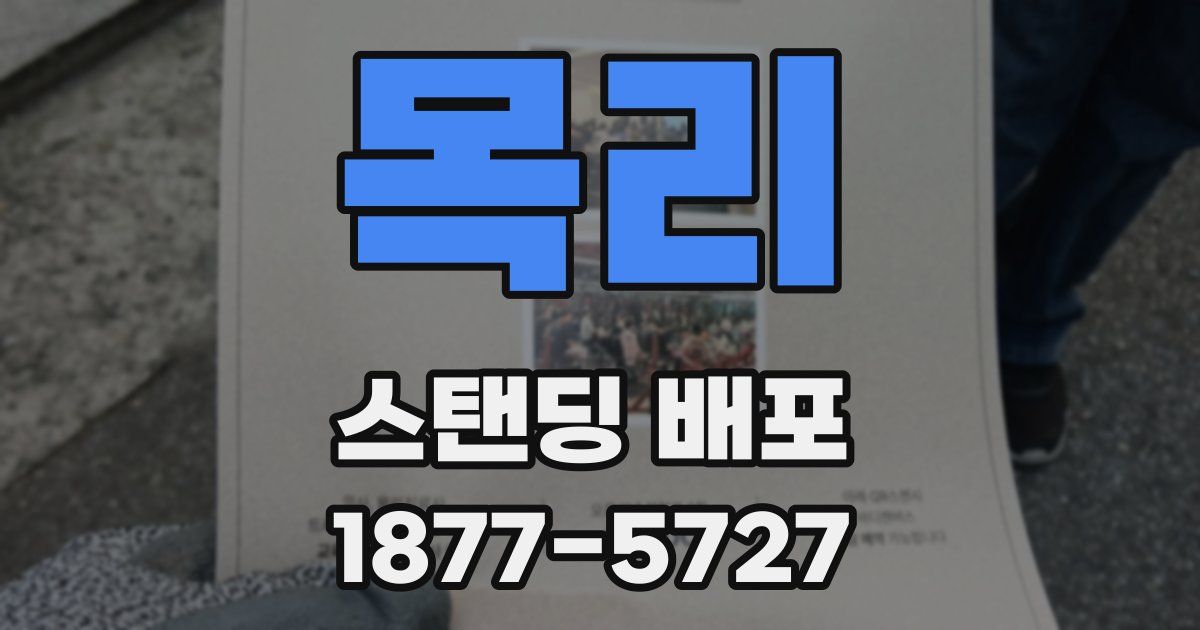목리 스탠딩 배포