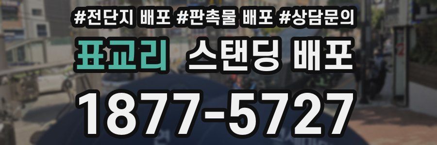 표교리 스탠딩 배포