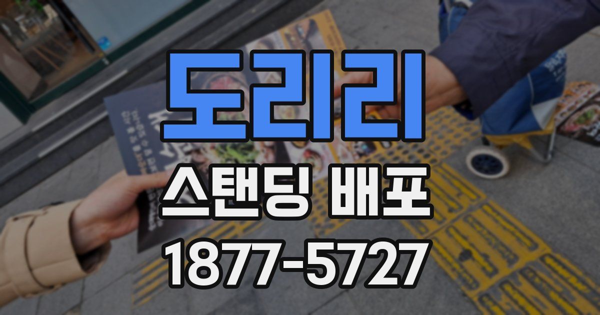 도리리 스탠딩 배포