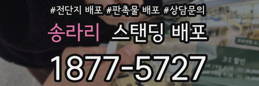 송라리 스탠딩 배포
