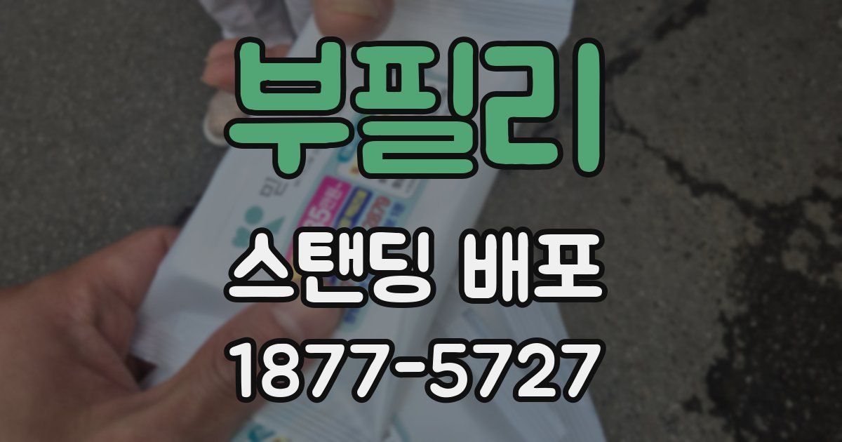 부필리 스탠딩 배포