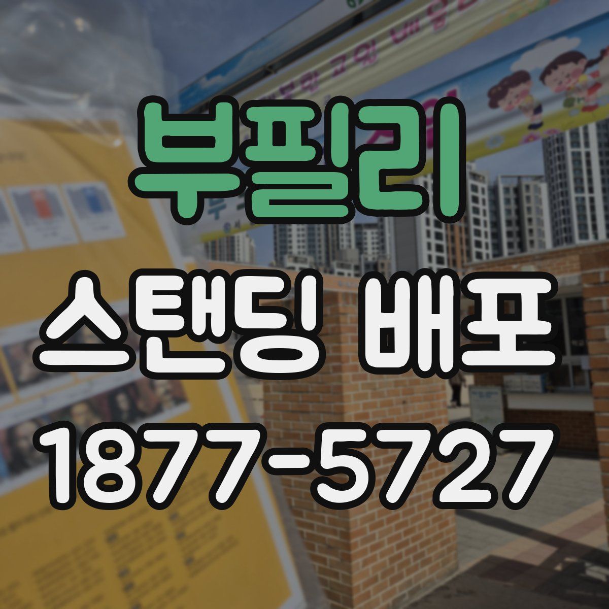 부필리 스탠딩 배포