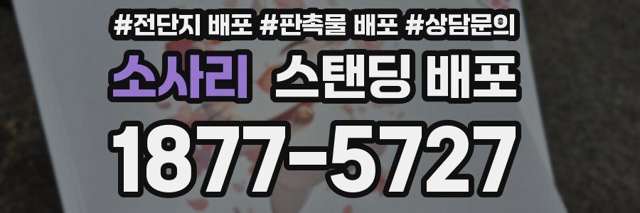 소사리 스탠딩 배포