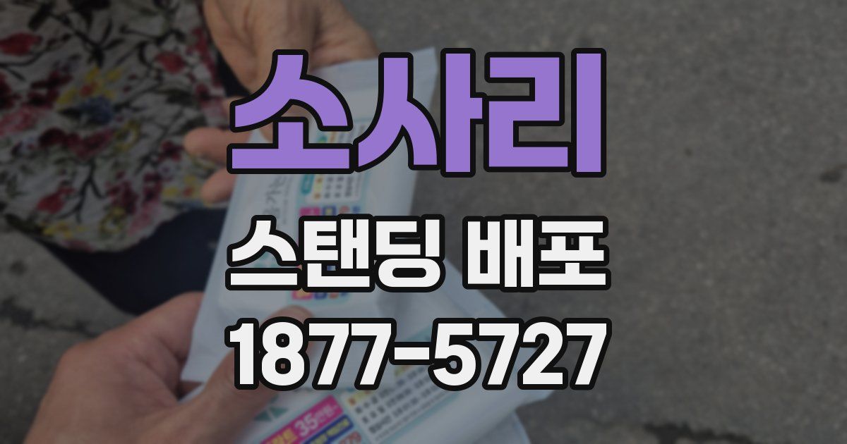 소사리 스탠딩 배포