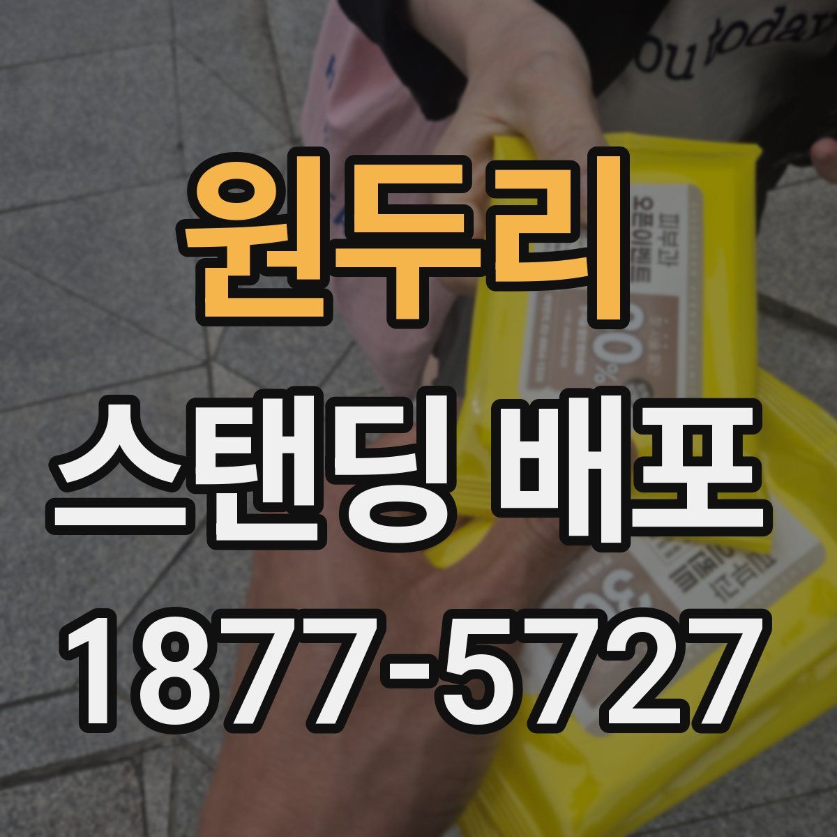 원두리 스탠딩 배포