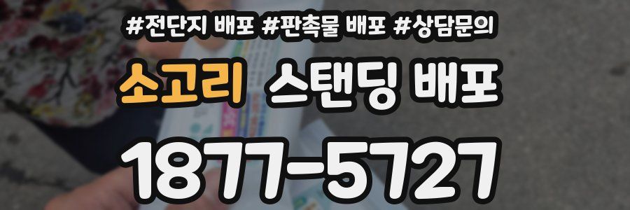 소고리 스탠딩 배포