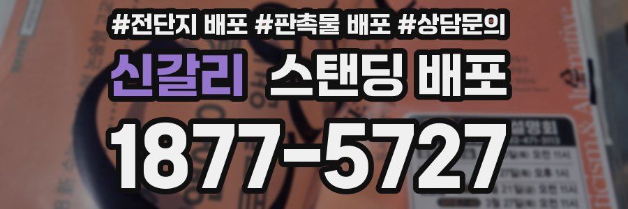 신갈리 스탠딩 배포