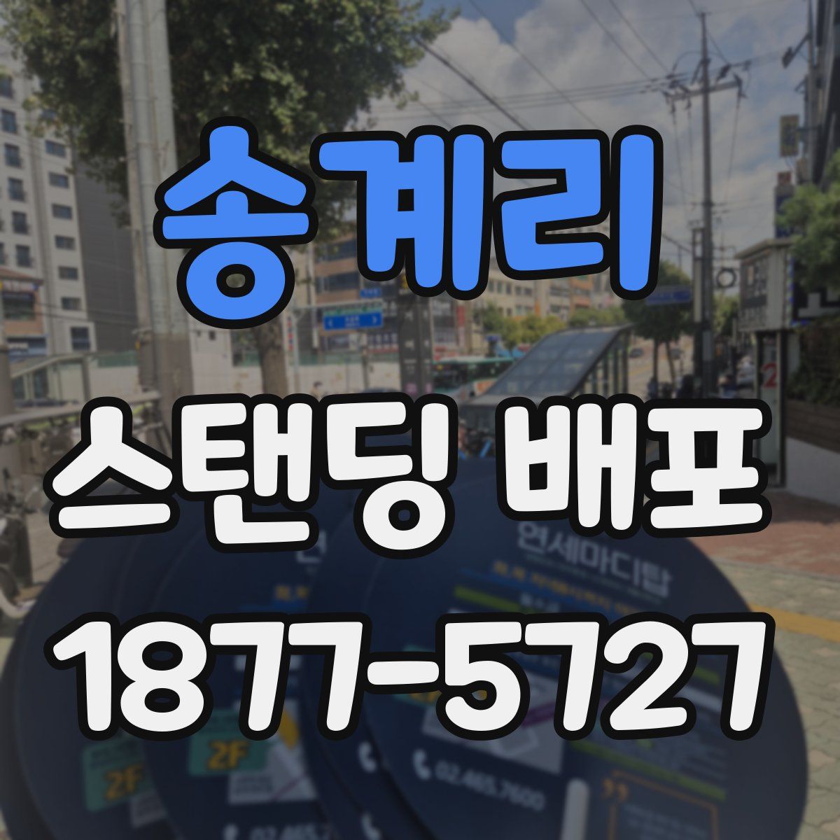 송계리 스탠딩 배포