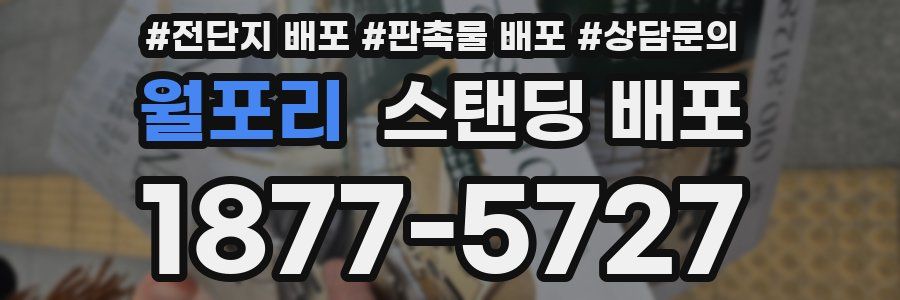 월포리 스탠딩 배포