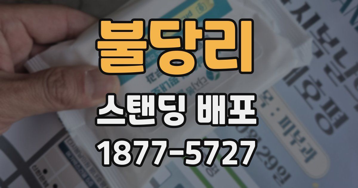 불당리 스탠딩 배포