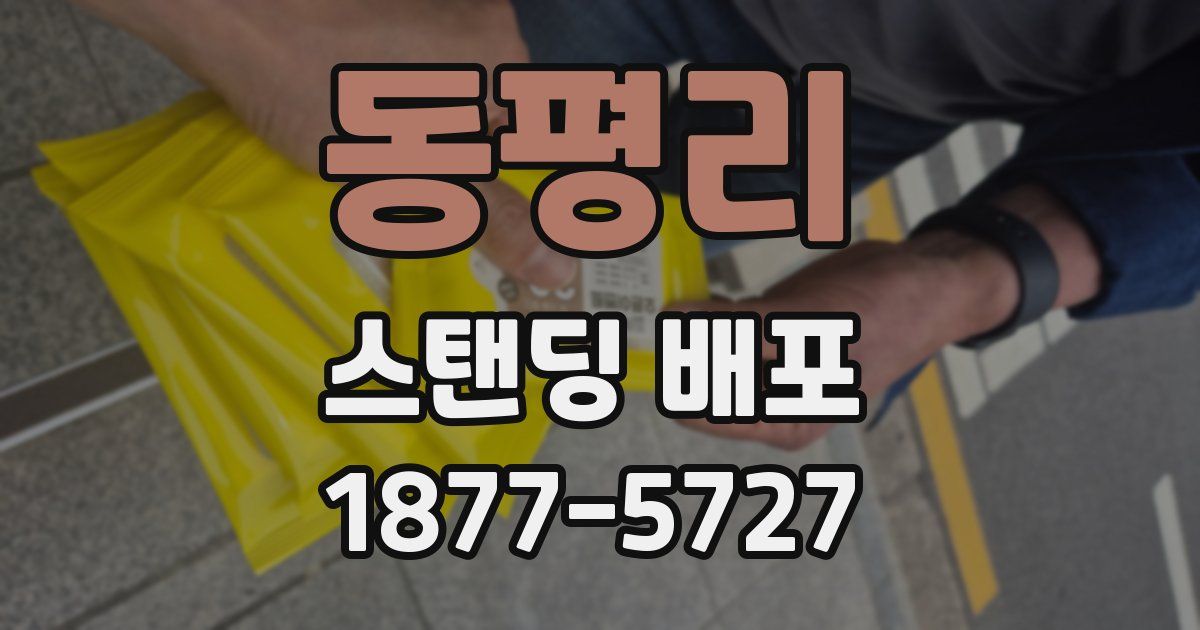 동평리 스탠딩 배포