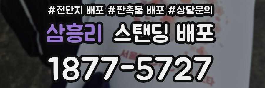 삼흥리 스탠딩 배포