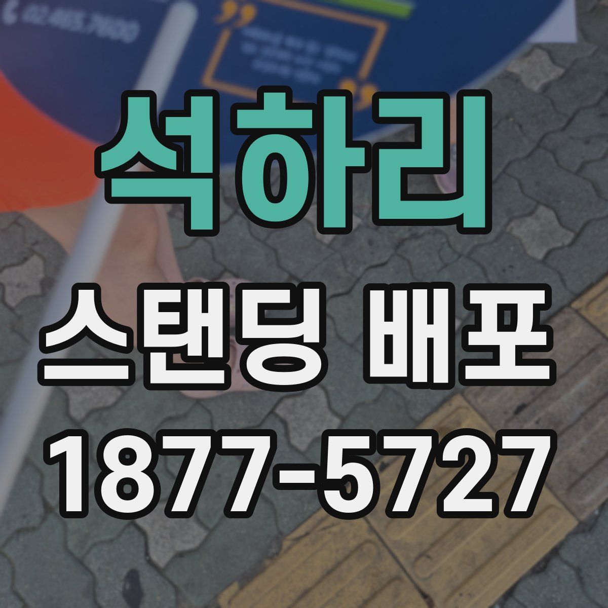 석하리 스탠딩 배포