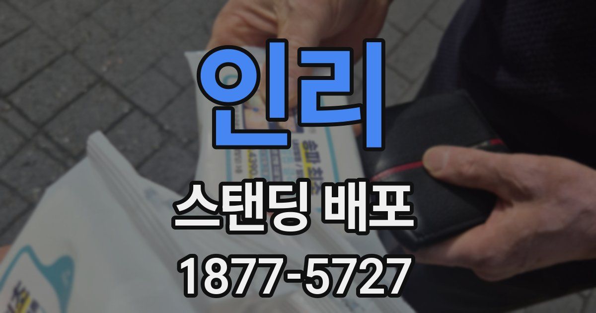 인리 스탠딩 배포