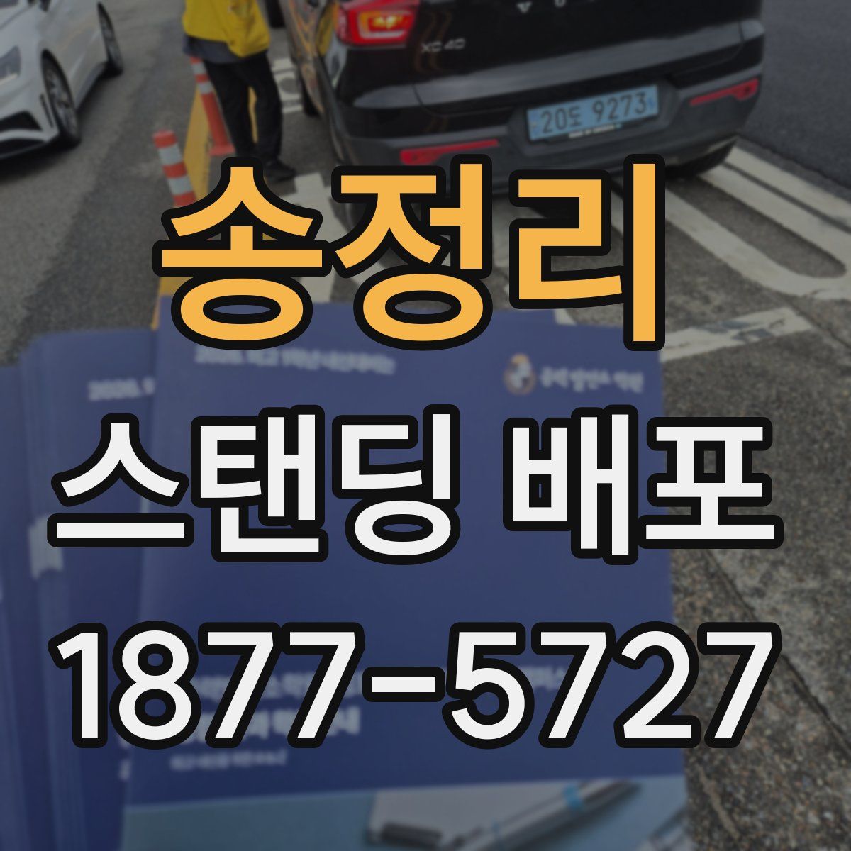 송정리 스탠딩 배포