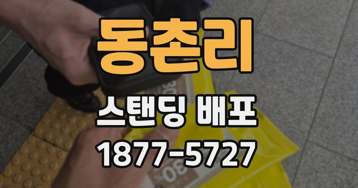 동촌리 스탠딩 배포