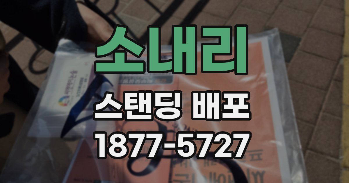 소내리 스탠딩 배포
