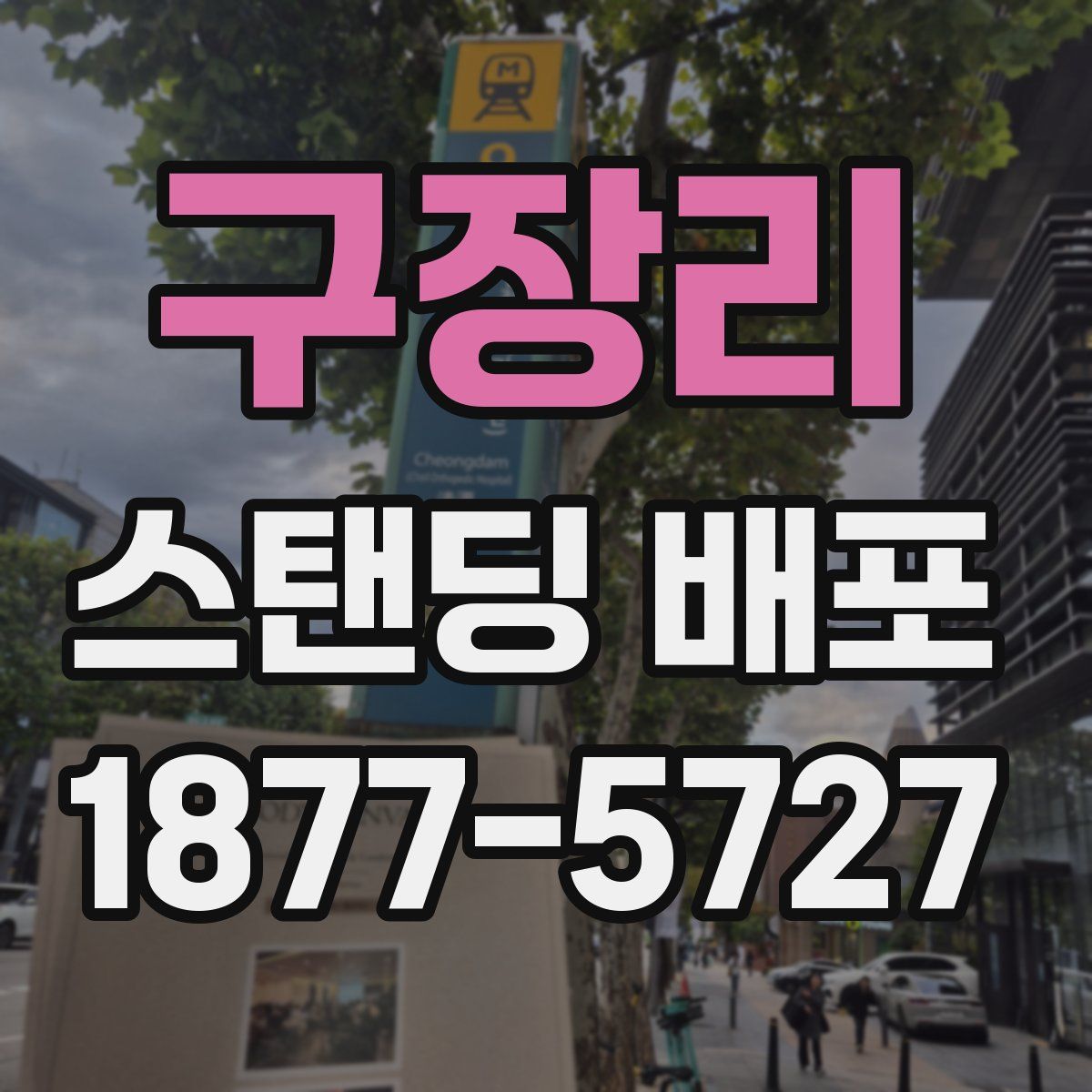구장리 스탠딩 배포