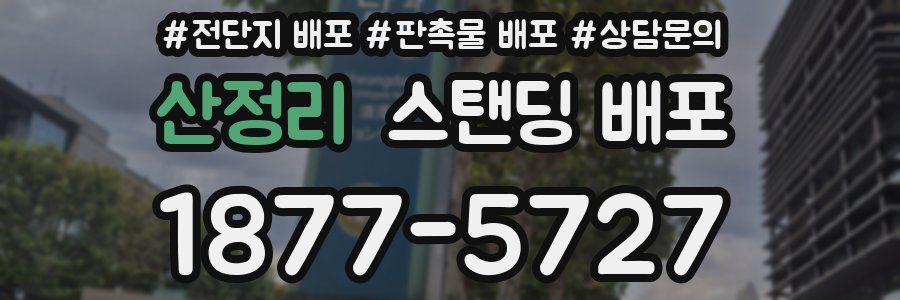 산정리 스탠딩 배포