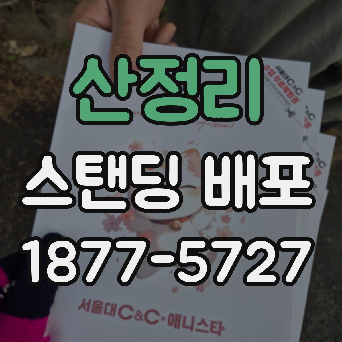산정리 스탠딩 배포