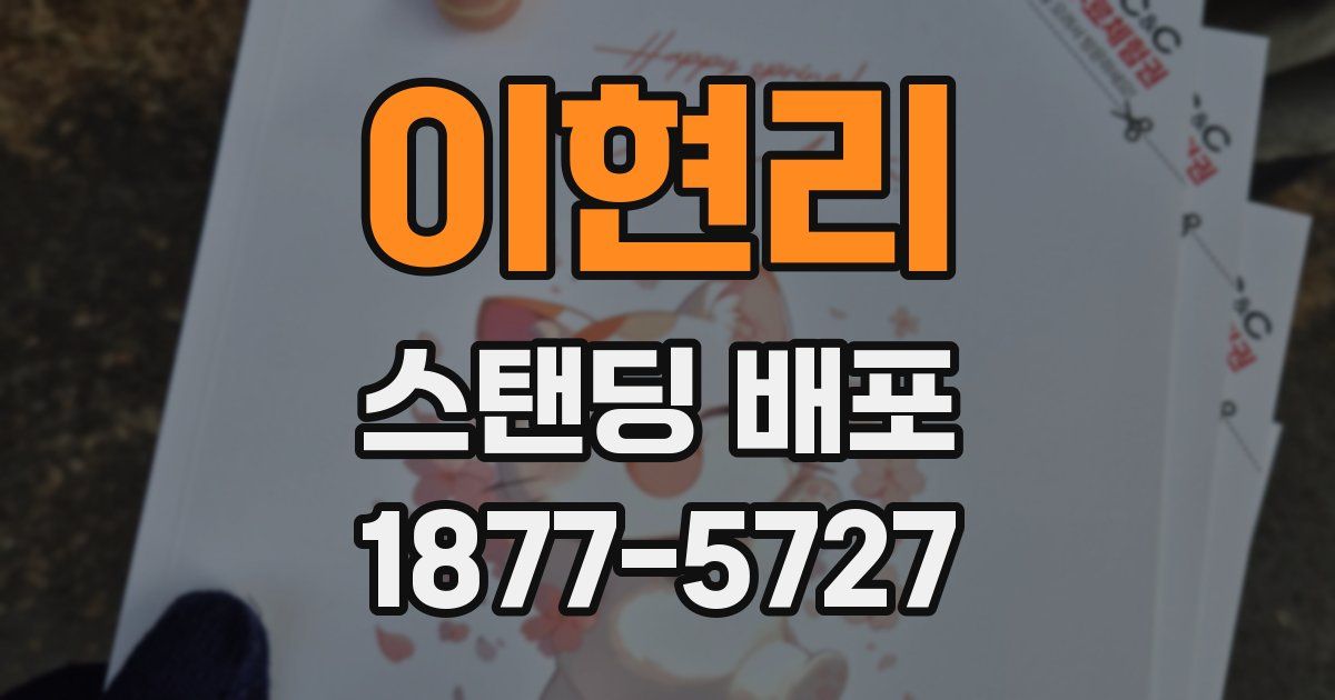 이현리 스탠딩 배포