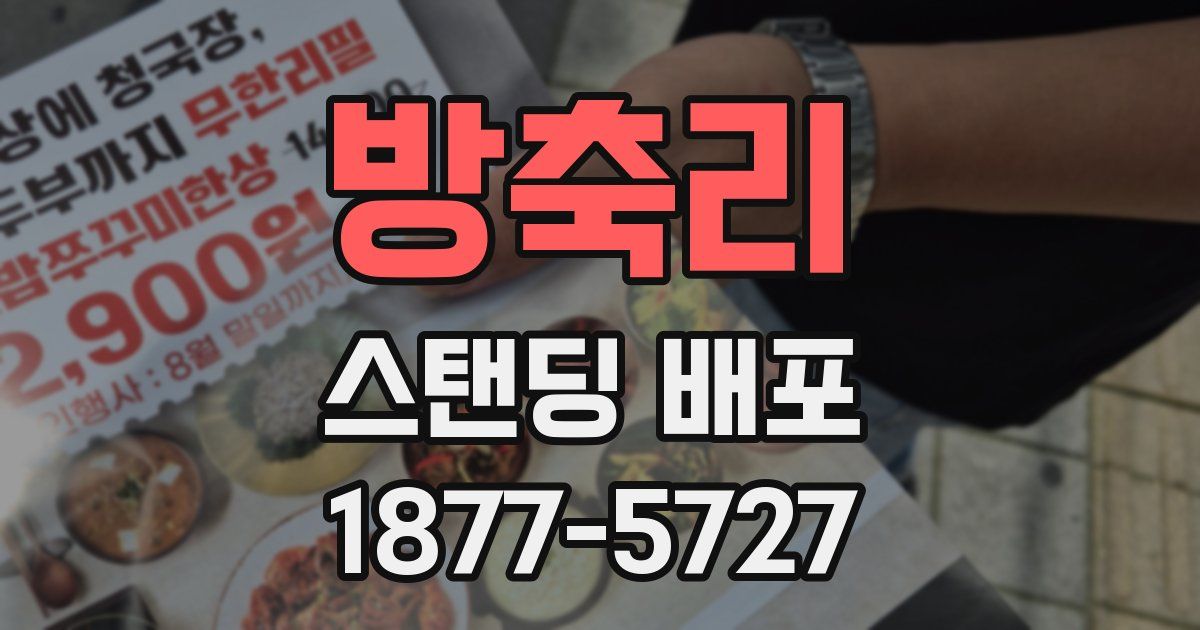 방축리 스탠딩 배포