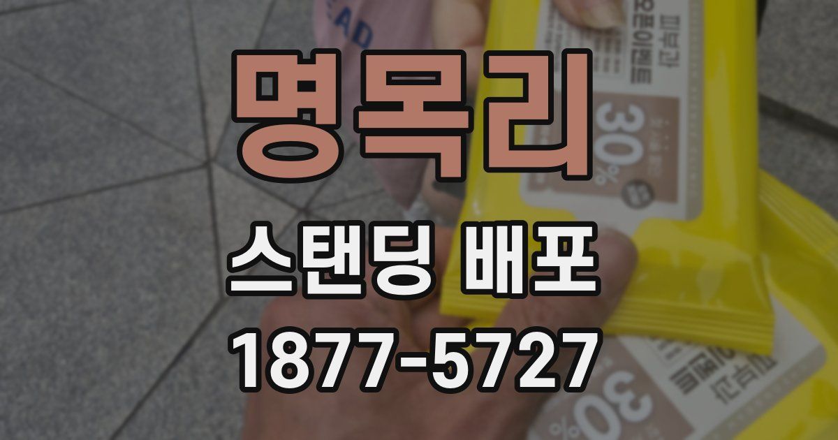 명목리 스탠딩 배포