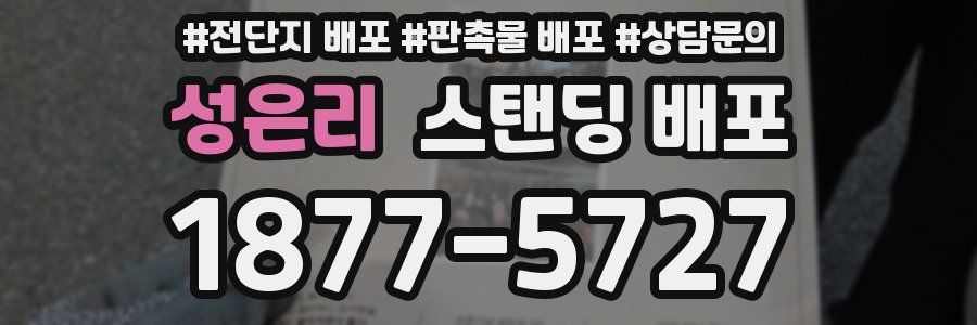 성은리 스탠딩 배포
