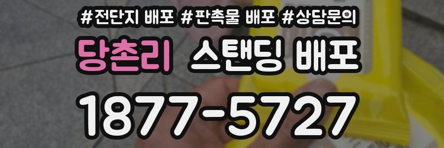 당촌리 스탠딩 배포