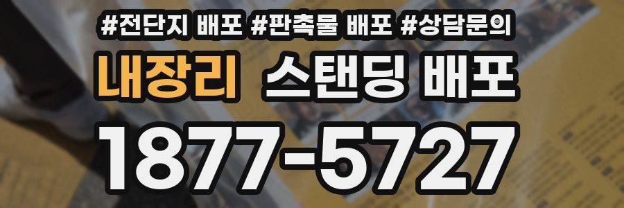 내장리 스탠딩 배포