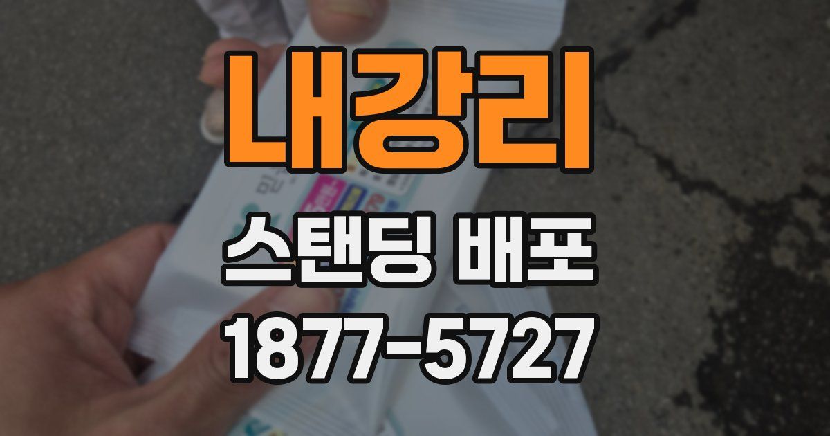 내강리 스탠딩 배포