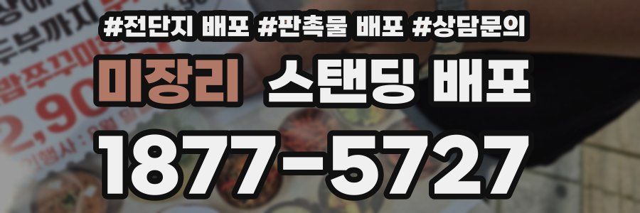 미장리 스탠딩 배포