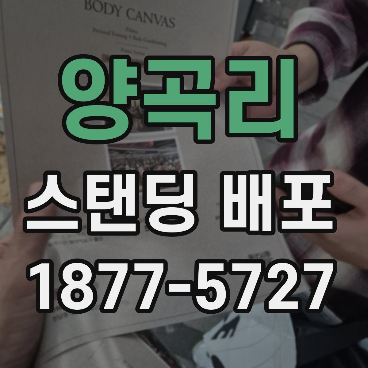 양곡리 스탠딩 배포