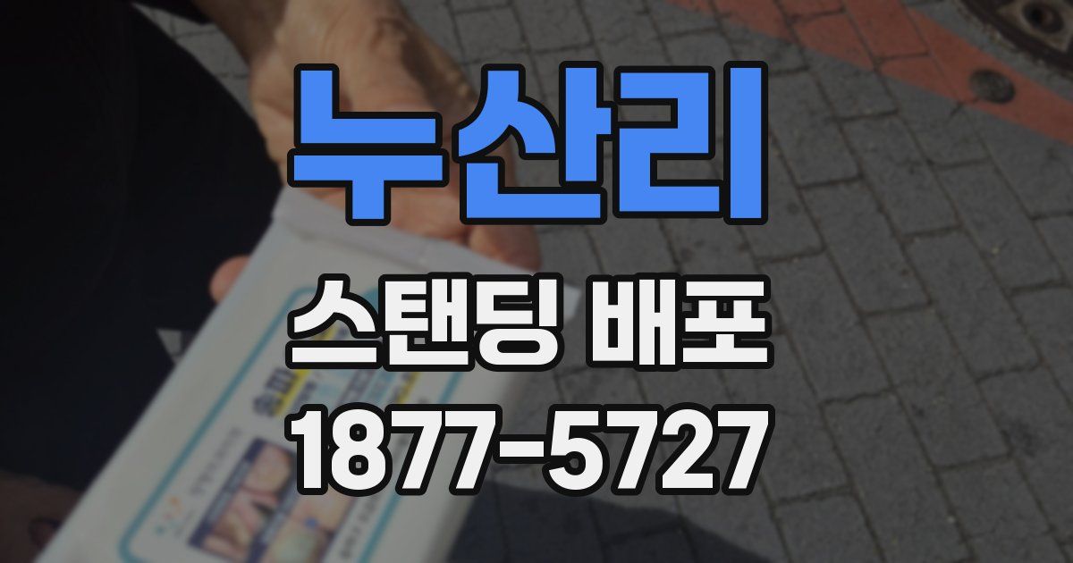 누산리 스탠딩 배포