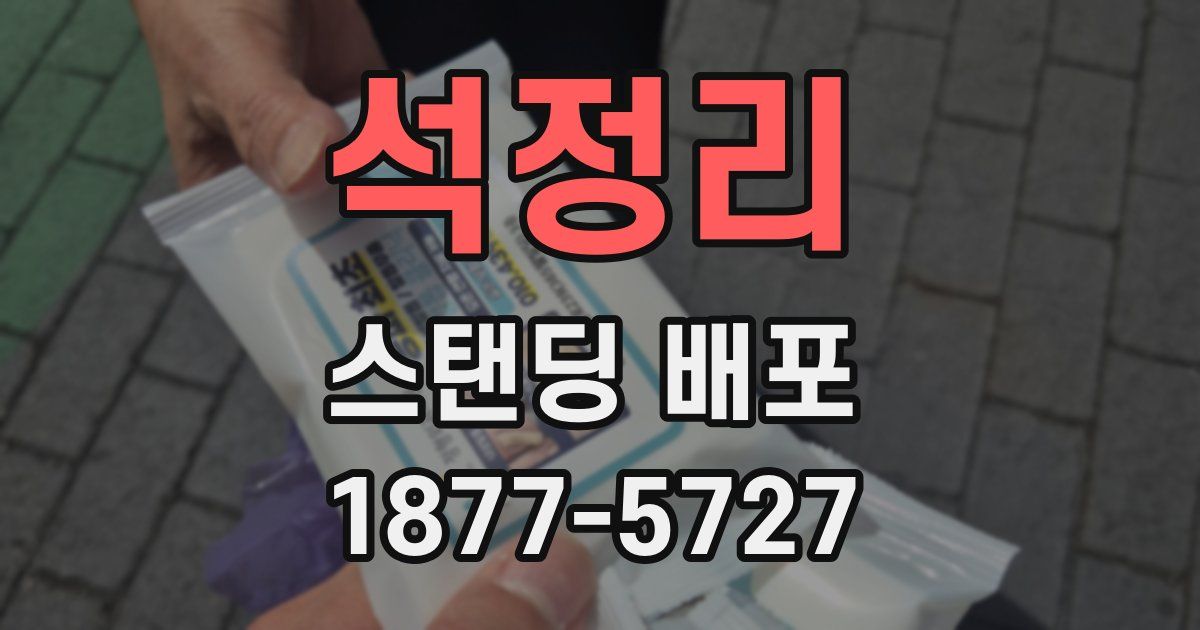 석정리 스탠딩 배포
