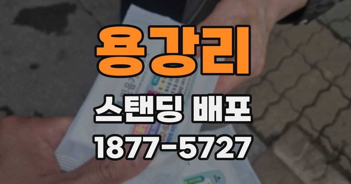 용강리 스탠딩 배포