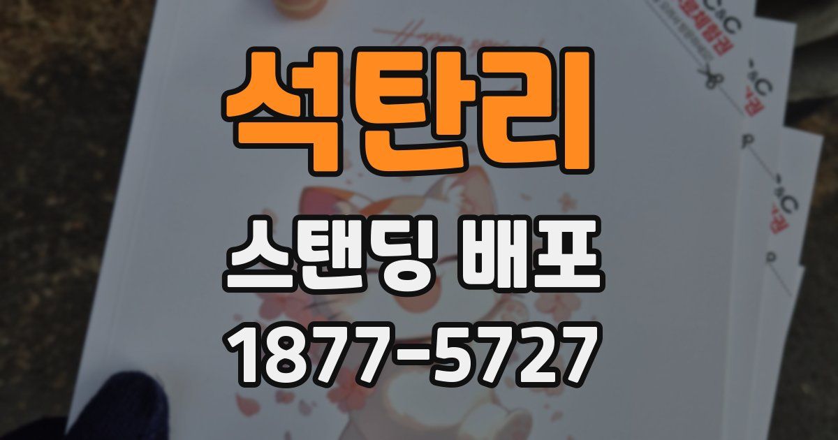 석탄리 스탠딩 배포