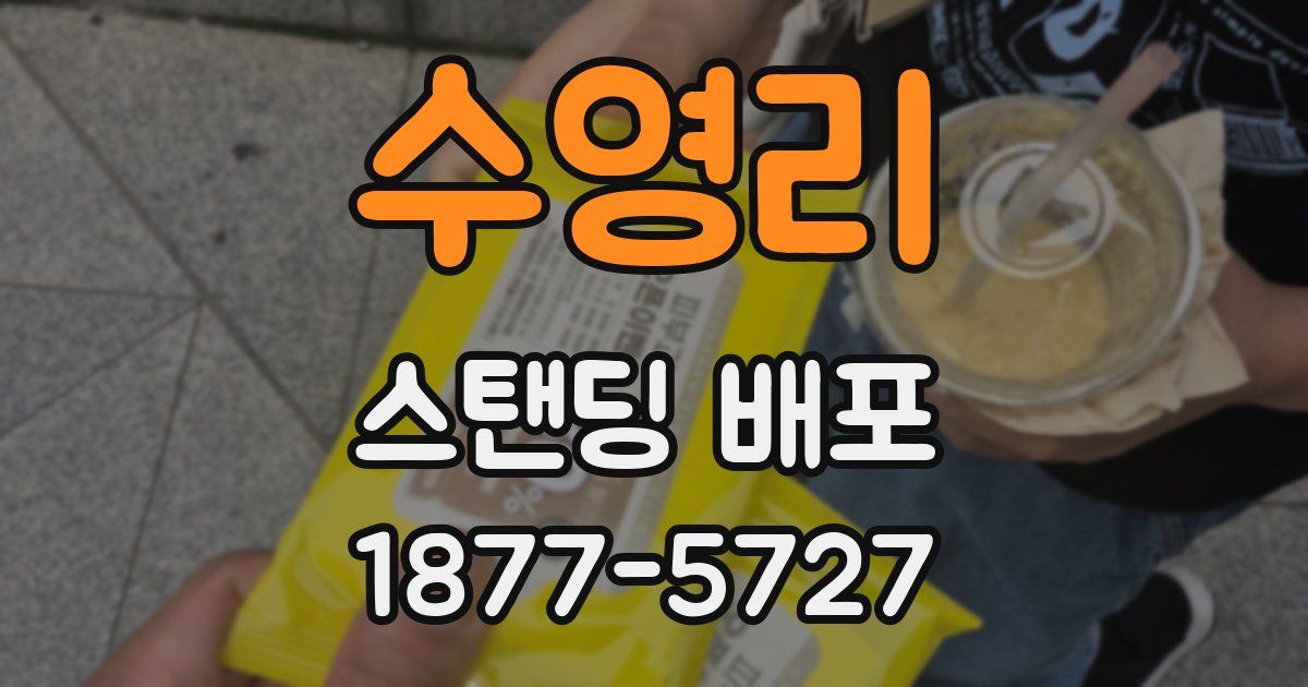 수영리 스탠딩 배포