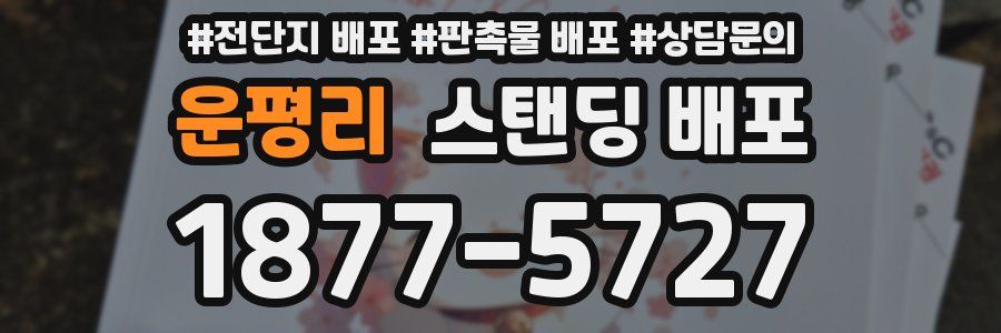 운평리 스탠딩 배포