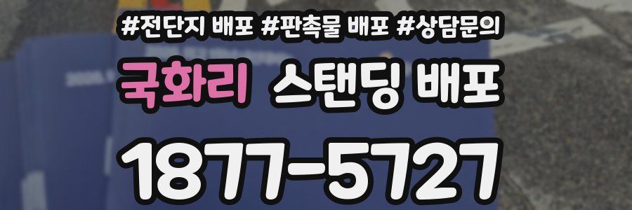 국화리 스탠딩 배포