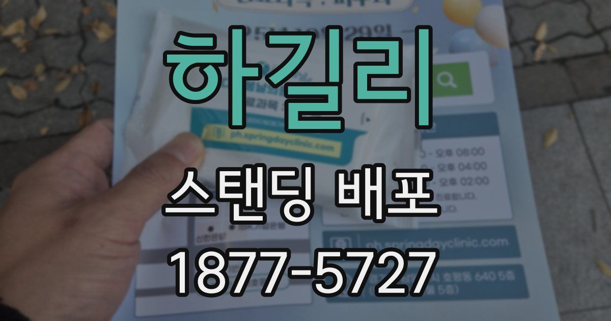 하길리 스탠딩 배포