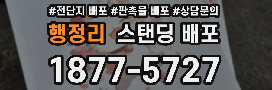 행정리 스탠딩 배포