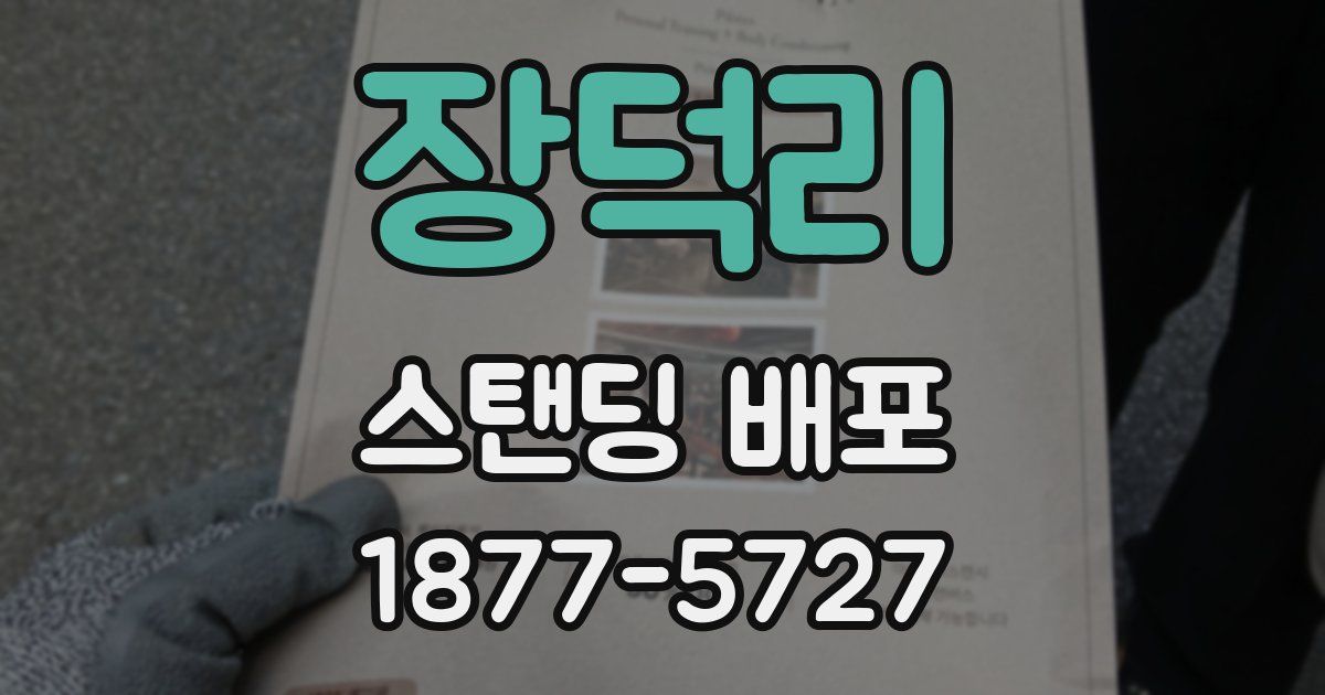 장덕리 스탠딩 배포